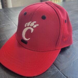 Top of the World Red and Black Infant Cap